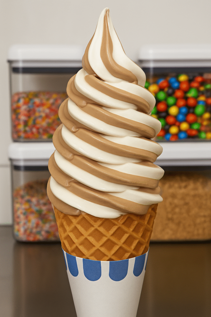 Chocolate Twist Cone Farmville, Va Dells Dairy Bar