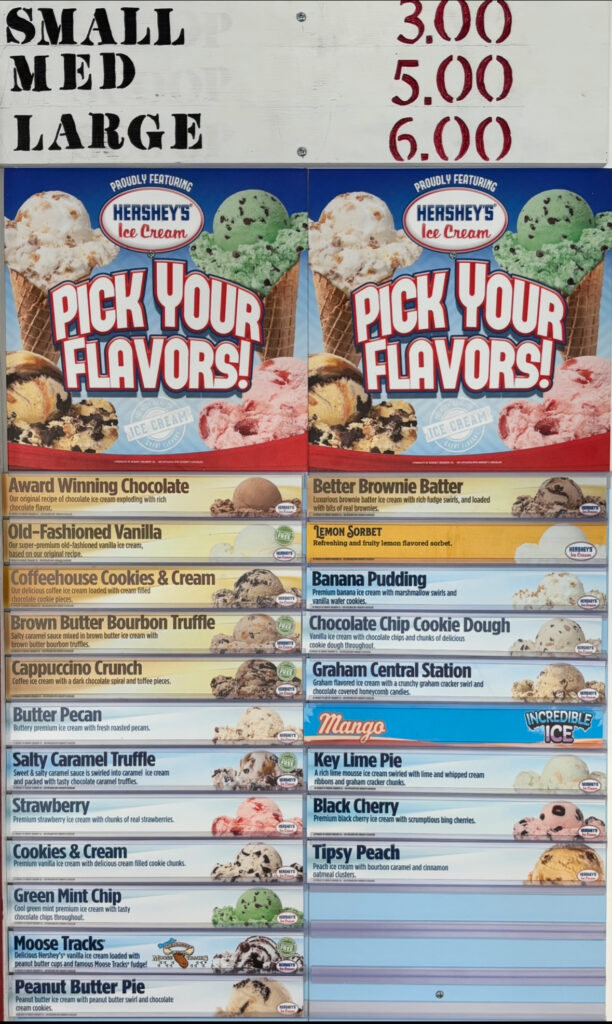 Scoop Board Menu