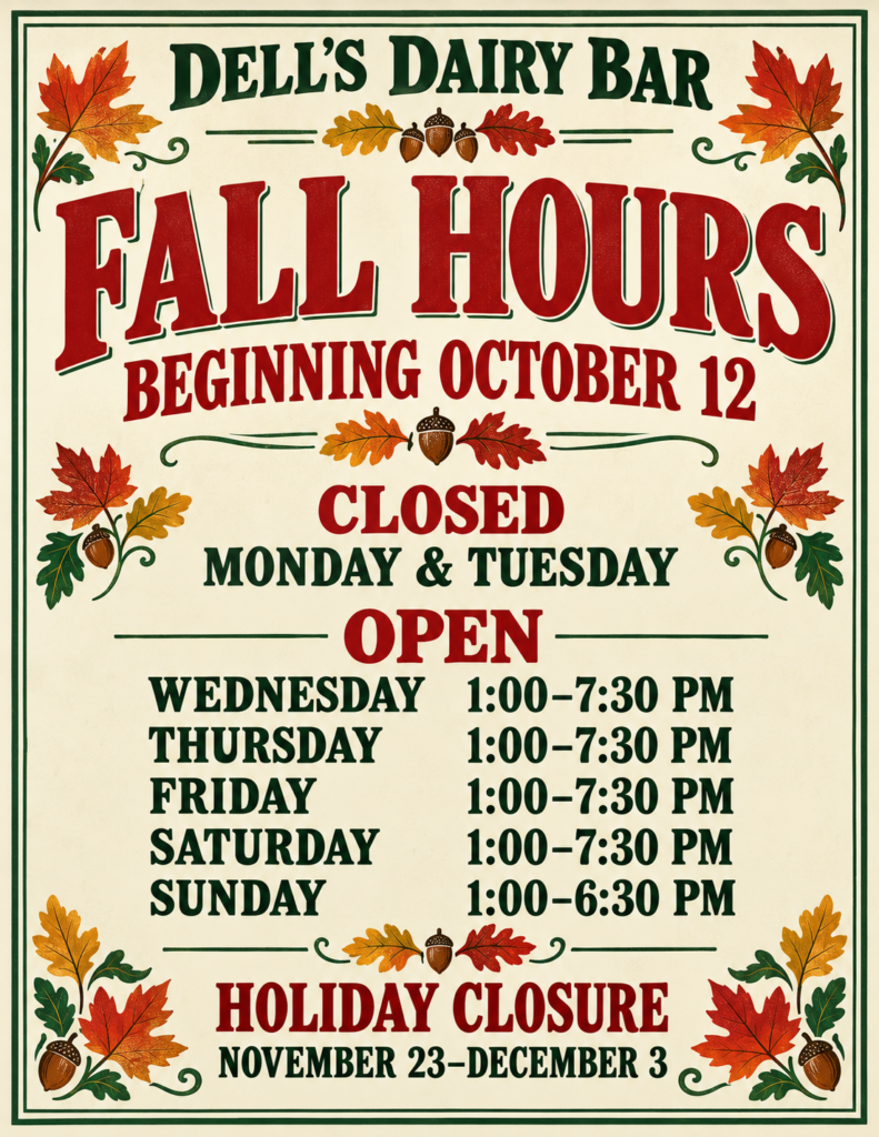 Dell's Fall Hours